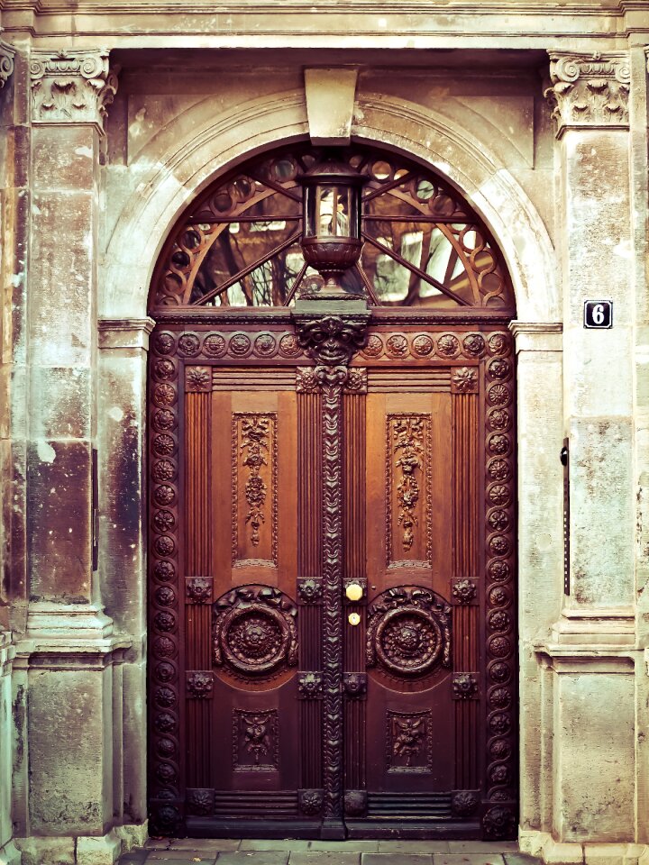 Ornament architecture house entrance