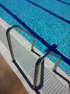 Water swimming blue