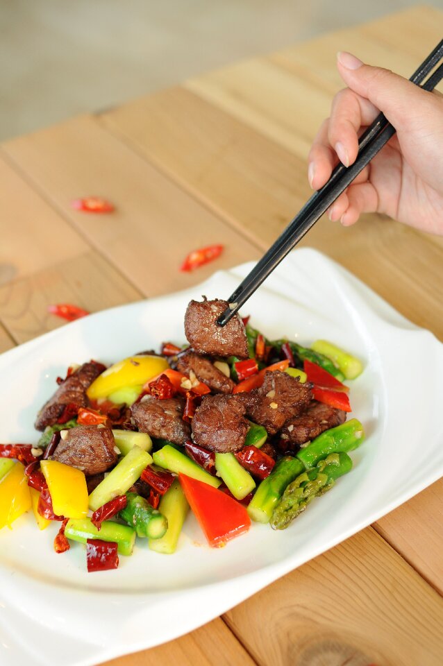 Dice cattle homemade beef
