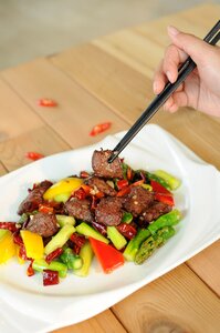 Dice cattle homemade beef