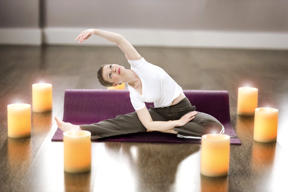 Fitness exercise woman