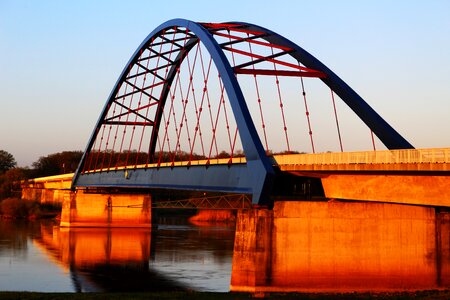 River bank bridge photo