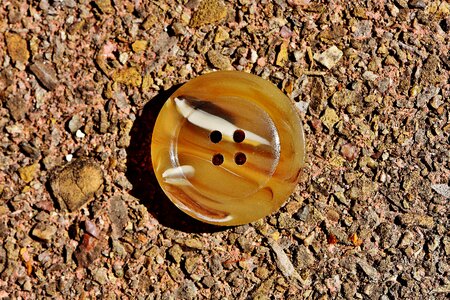 4 holes brown close up