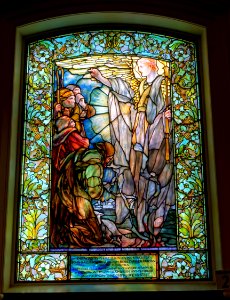 02_The_Message_of_the_Angel_to_the_Shepherds,_Brown_Memorial_Window,_1900,_Tiffany_-_Arlington_Street_Church_-_Boston,_Massachusetts_-_DSC06955