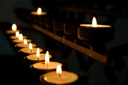 Lights tea lights faith