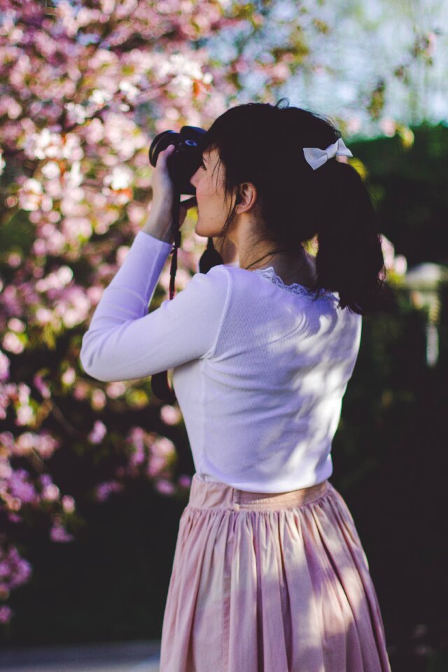 Person photographer woman