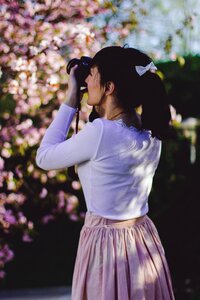 Person photographer woman