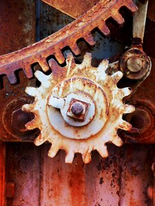 Mechanical rusty old