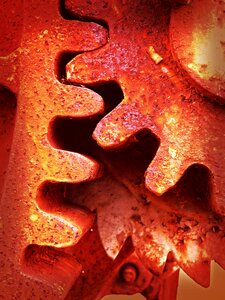 Mechanical rusty old