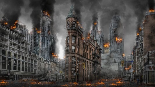Destruction armageddon apocalyptic photo