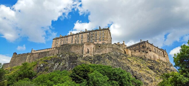 Castle fortress historically