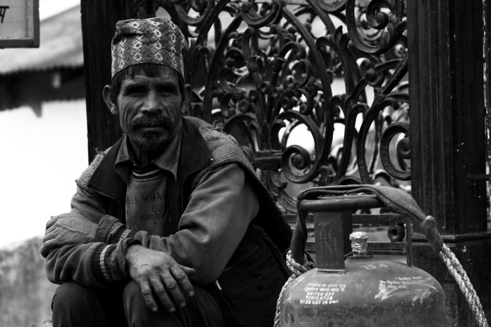 Poverty waiting helpless