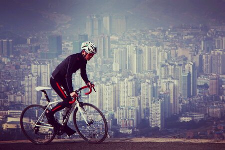Bike the urban landscape sports