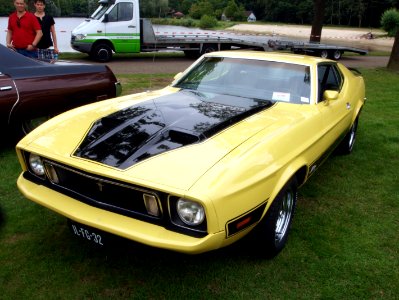 1973_Ford_Mustang_Mach-1,_Dutch_licence_registration_JL-FG-32_p3
