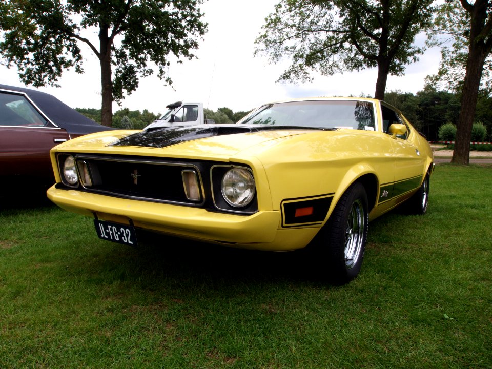 1973_Ford_Mustang_Mach-1,_Dutch_licence_registration_JL-FG-32_p6