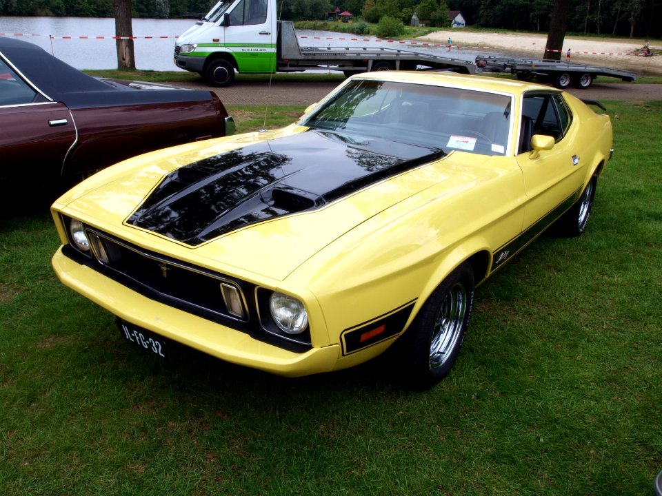 1973_Ford_Mustang_Mach-1,_Dutch_licence_registration_JL-FG-32_p4