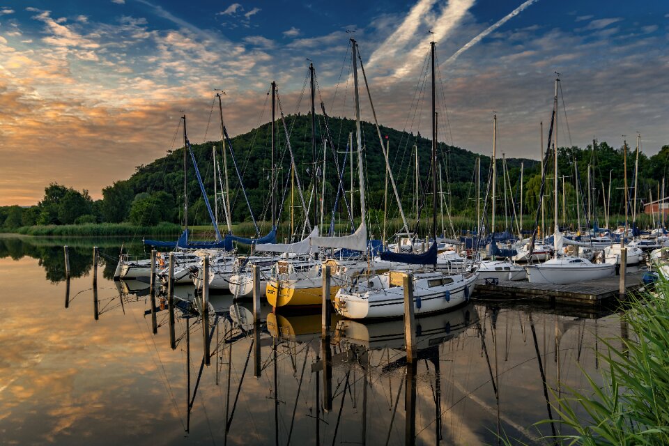 Water summer sunrise
