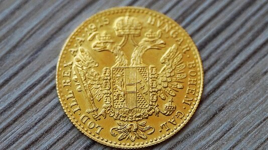 Gold coin gold golddukat