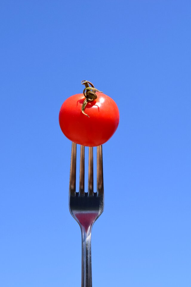 Close up metal fork cutlery