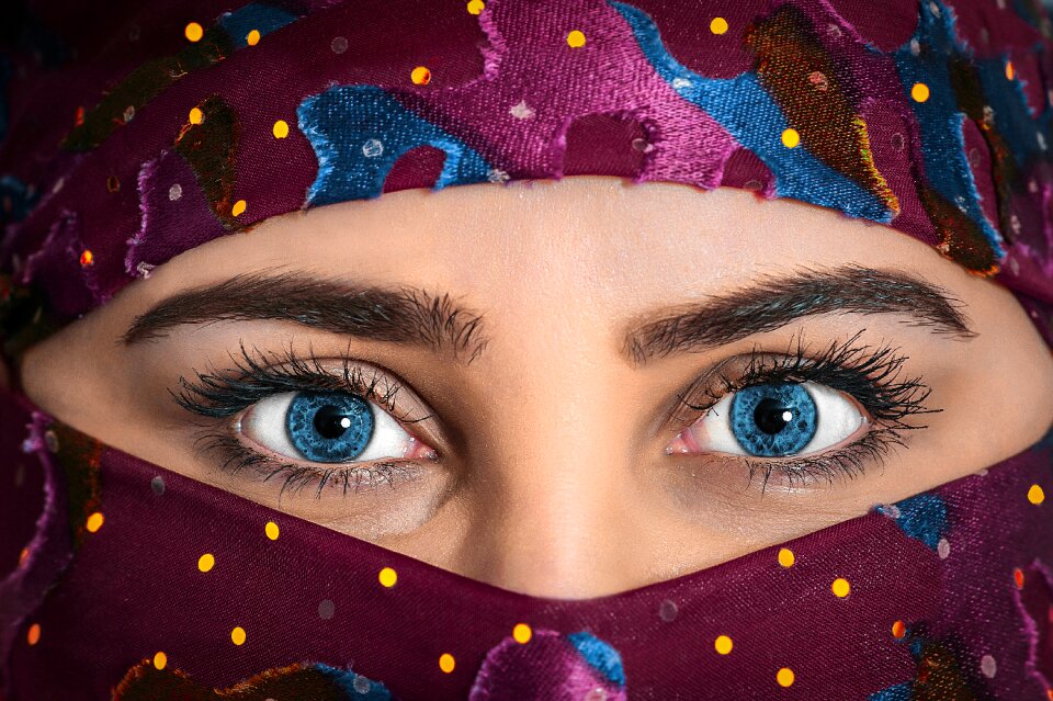 Headscarf exotic beautiful
