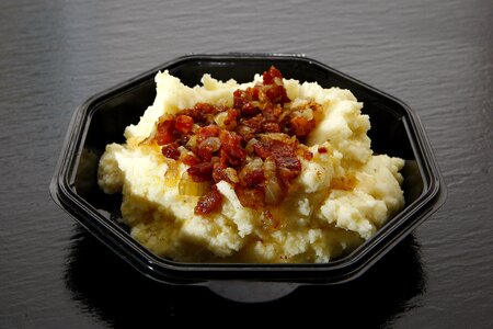 Bacon bacon cubes roasted bacon