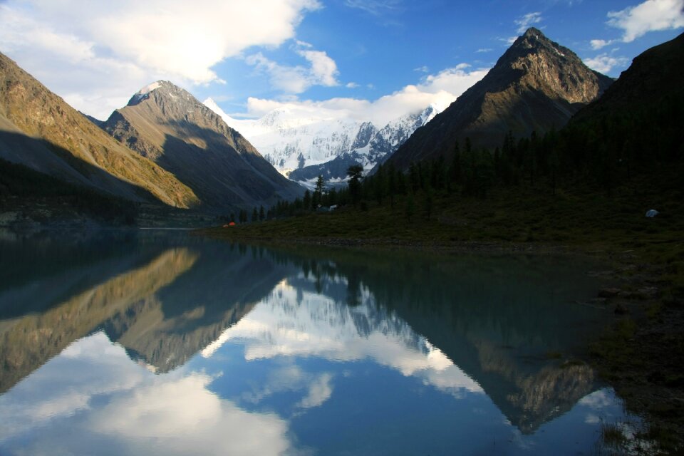 Lake landscape russia