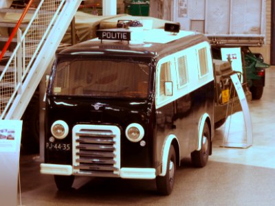 1950_DAF_A10,_Politie_Eindhoven_in_het_Daf_Museum_pic1