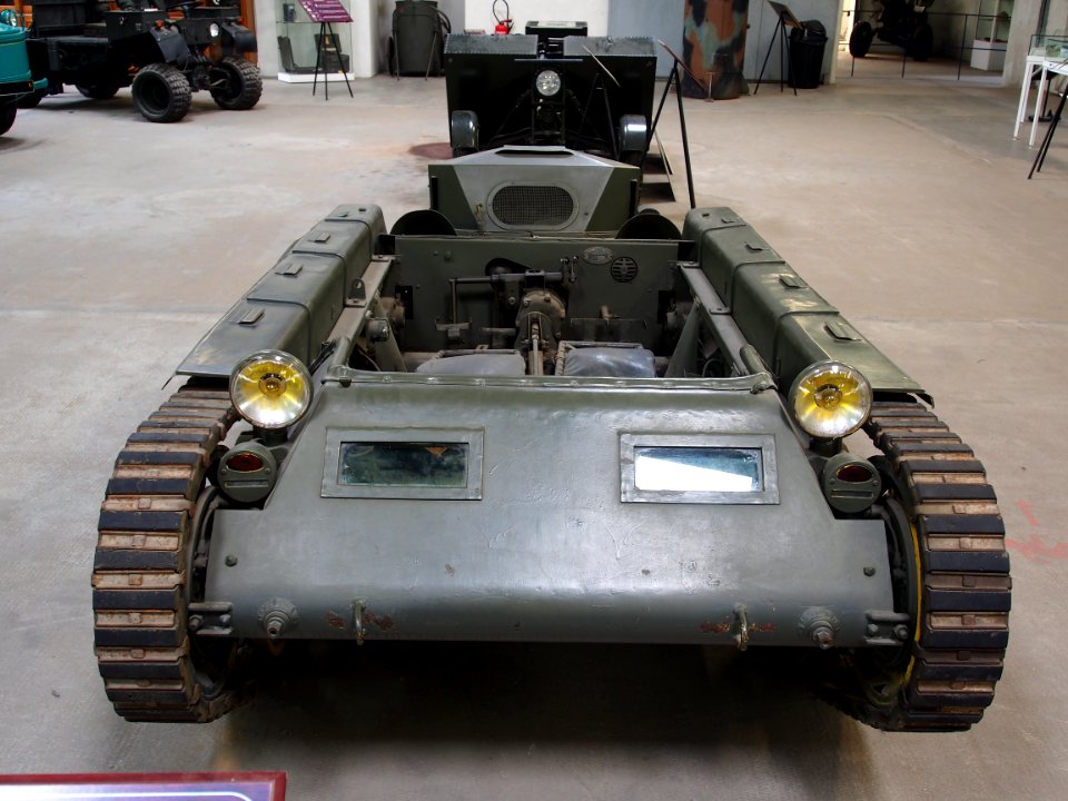 1955_Fouga_VP_90,_Tanks_in_the_Musée_des_Blindés,_France,_pic-2