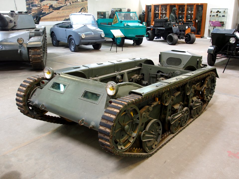 1955_Fouga_VP_90,_Tanks_in_the_Musée_des_Blindés,_France,_pic-1