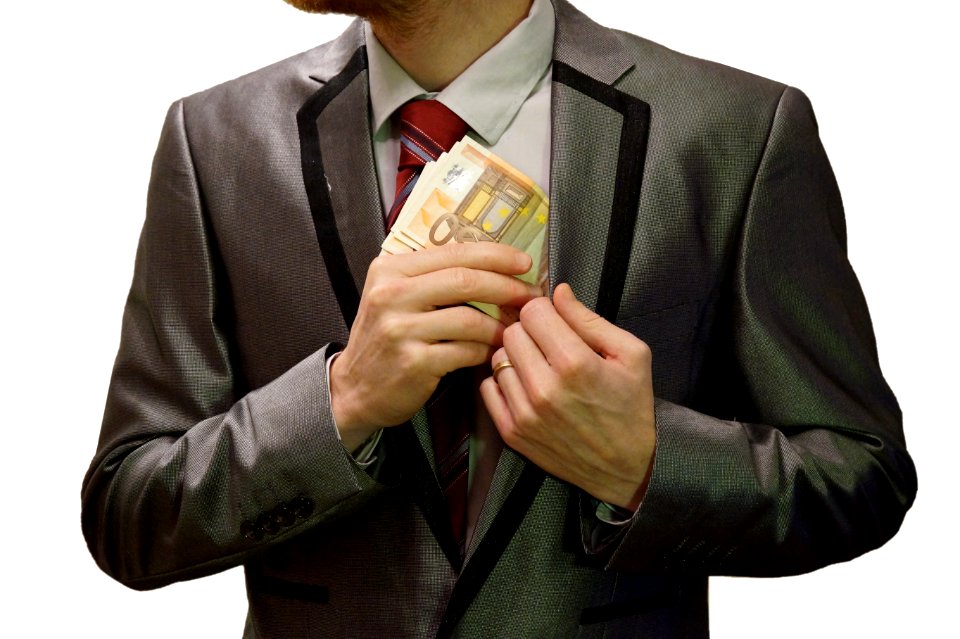 2_-_corruption_-_man_in_suit_-_white_background_-_euro_banknotes_hidden_into_left_jacket_inside_pocket_-_royalty_free,_without_copyright,_public_domain_photo_image