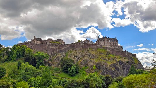Castle fortress historically