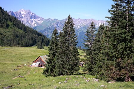 Oberallgäu mountain hut hut photo