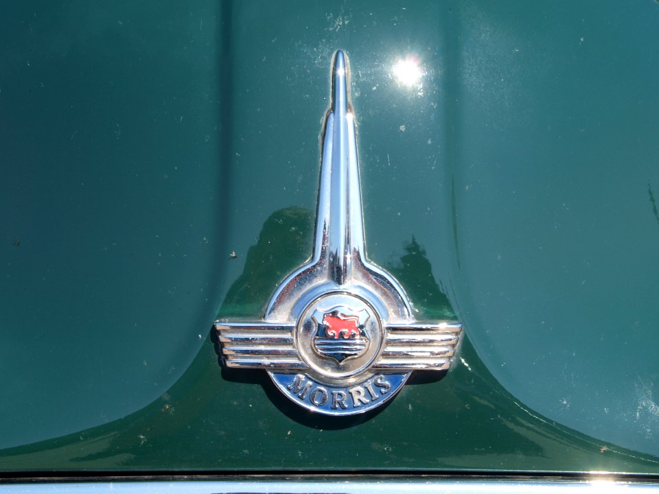 1970_Morris_Minor_Traveller,_emblem,_logo,_insignia,_Dutch_licence_registration_DR-55-94,_pic5