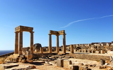 Lindos acropolis olympia photo