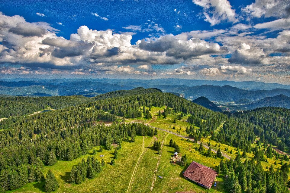 Blue nature sky