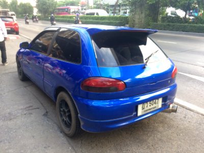 1992-1993_Mitsubishi_Colt_(CAO)_GLX_Hatchback_(29-06-2018)_02