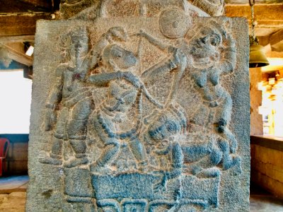 15th_century_Yaganti_Umamahesvara_temple,_Andhra_Pradesh_India_-_147