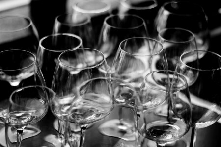 Drinks glass transparent
