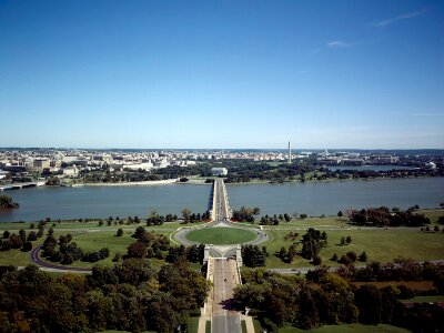 Potomac river george washington memorial parkway skyline photo