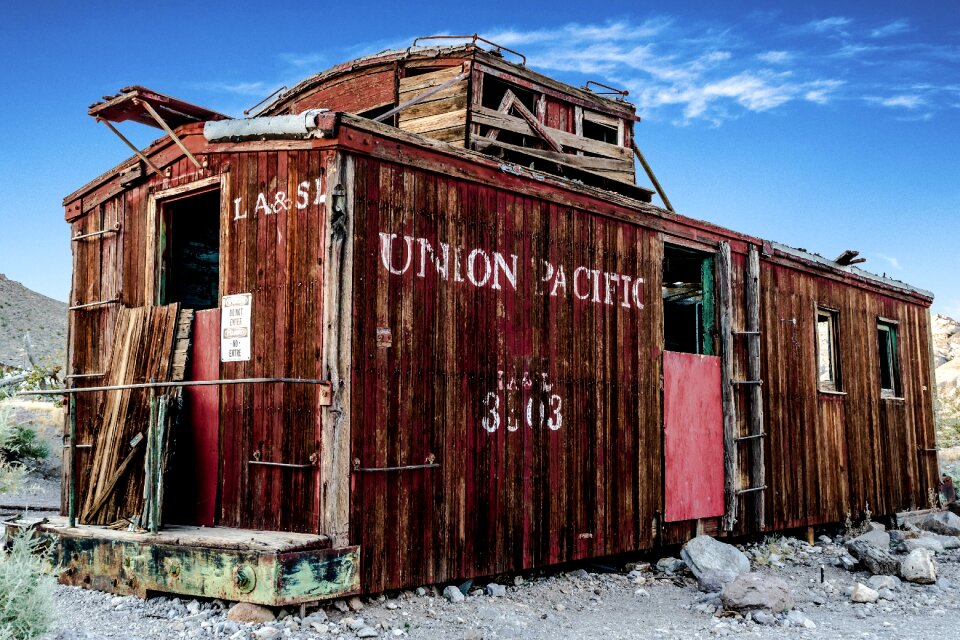 Ghost town house hut