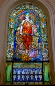 16_Blessed_are_the_Merciful,_Estabrook_Memorial_Window,_1920,_Louis_C._Tiffany_-_Arlington_Street_Church_-_Boston,_Massachusetts_-_DSC07036