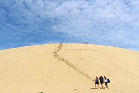 Sky sand landscape