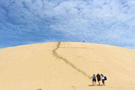 Sky sand landscape photo