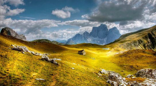 Italy view alpine photo