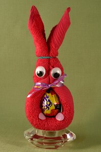 Bunny handicraft decoration