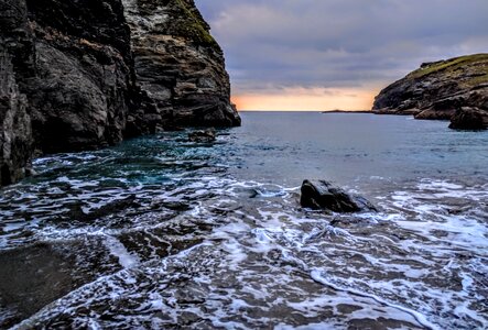 Coast cornwall tintagel