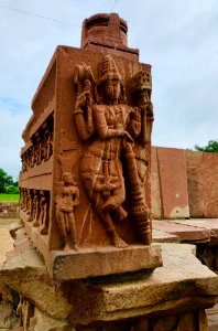 13th_century_Nandi_mandapa,_Ramappa_temples_complex,_Palampet_Telangana_India_-_04