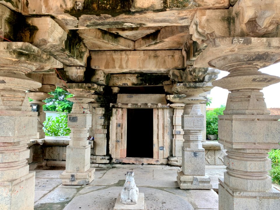 13th_century_Prataprudra_Gudi_Somesvara_temple,_Kolanupaka_village,_Telangana_India_-_3
