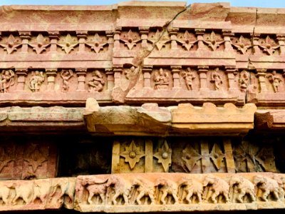 13th_century_Nandi_mandapa,_Ramappa_temples_complex,_Palampet_Telangana_India_-_8