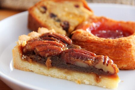 Breakfast fruits cake